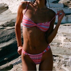 Princess Polly Multicolor Striped Bikini